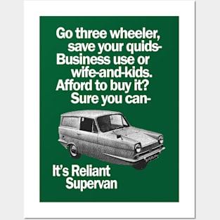 RELIANT SUPERVAN - advert Posters and Art